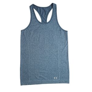 Under Armour Workout UA Tech Twist Tank Top Heathered Blue S